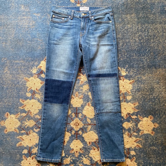 Derek Lam 10 Crosby Devi Patch Jeans 28 - Picture 2 of 4